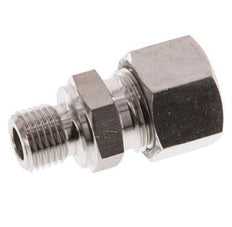 G 1/4'' Macho x 12L Anillo de corte recto de acero inoxidable 315 Barra DIN 2353