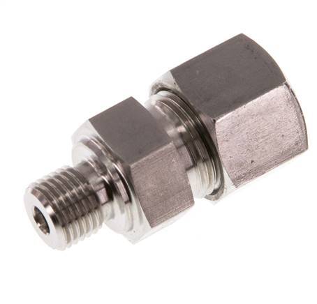 G 1/4'' Macho x 12S Anillo de corte recto de acero inoxidable 630 Barra DIN 2353