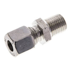 1/4'' NPT Male x 8L Stainless steel Straight Cutting Ring 315 Bar DIN 2353