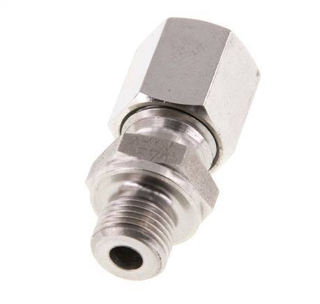 G 1/8'' Male x 6L Stainless steel Straight Cutting Ring 315 Bar DIN 2353