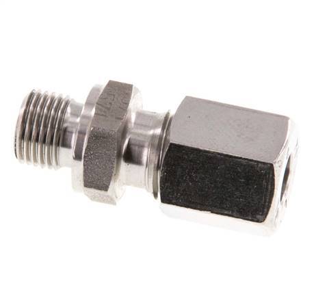 G 1/8'' Male x 6L Stainless steel Straight Cutting Ring 315 Bar DIN 2353