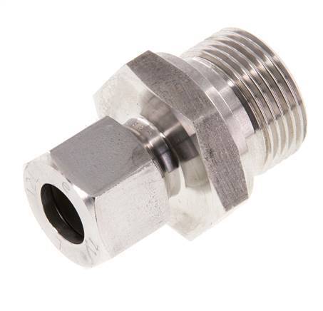 G 3/4'' Macho x 12L Anillo de corte recto de acero inoxidable 315 Barra DIN 2353