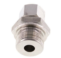 G 3/4'' Macho x 12L Anillo de corte recto de acero inoxidable 315 Barra DIN 2353