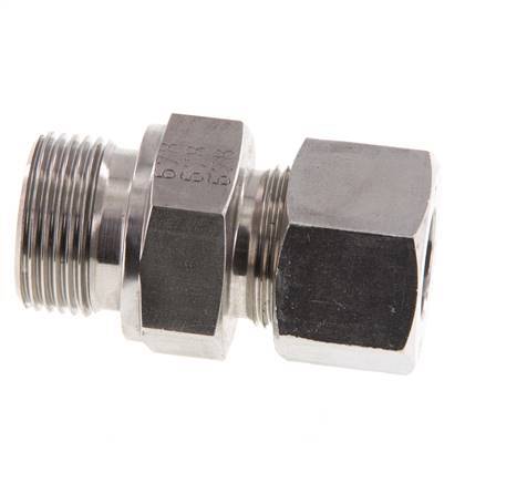 G 3/4'' Macho x 16S Anillo de corte recto de acero inoxidable 400 Bar DIN 2353