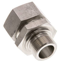 G 3/4'' Macho x 28L Anillo de corte recto de acero inoxidable 160 Bar DIN 2353