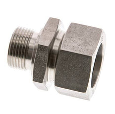 G 3/4'' Macho x 28L Anillo de corte recto de acero inoxidable 160 Bar DIN 2353