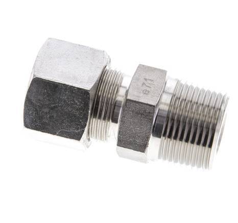 3/4'' NPT Male x 16S Stainless steel Straight Cutting Ring 400 Bar DIN 2353
