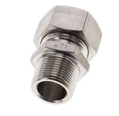 3/4'' NPT Macho x 22L Anillo de corte recto de acero inoxidable 160 Bar DIN 2353