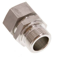 G 1'' Macho x 28L Anillo de corte recto de acero inoxidable 160 Bar DIN 2353