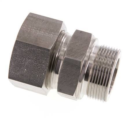 G 1 1/2'' Male x 38S Stainless steel Straight Cutting Ring 315 Bar DIN 2353