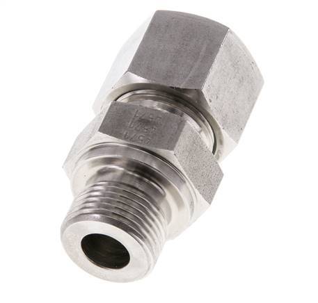 M20x1.5 Male x 14S Stainless steel Straight Cutting Ring 630 Bar DIN 2353
