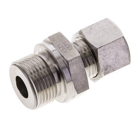 M22x1.5 Male x 12L Stainless steel Straight Cutting Ring 315 Bar DIN 2353