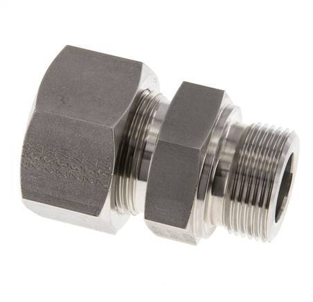 M33x2 Macho x 25S Anillo de corte recto de acero inoxidable 400 Barra DIN 2353