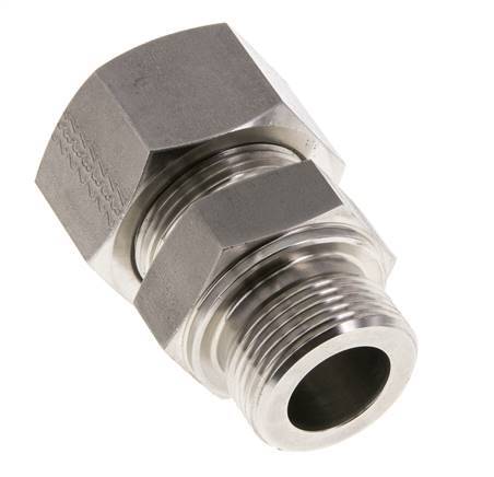 M33x2 Macho x 25S Anillo de corte recto de acero inoxidable 400 Barra DIN 2353