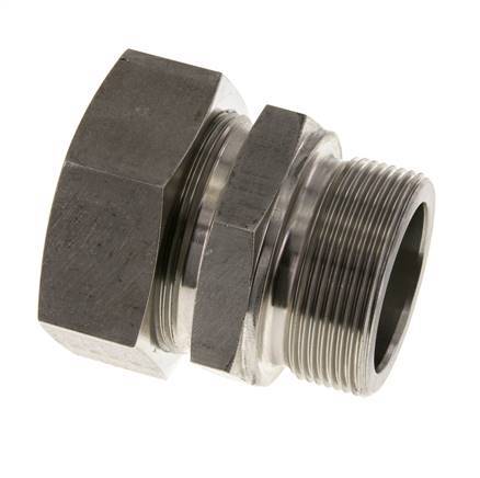 M48x2 Male x 42L Stainless steel Straight Cutting Ring 160 Bar DIN 2353