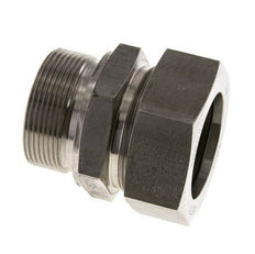 M48x2 Male x 42L Stainless steel Straight Cutting Ring 160 Bar DIN 2353