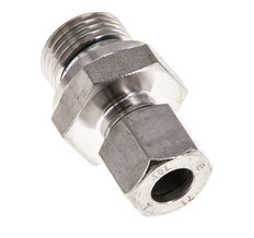 G 1/2'' Macho x 10L Anillo de corte recto de acero inoxidable con junta FKM 315 Bar DIN 2353