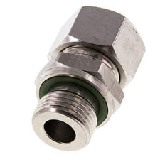 G 1/2'' Macho x 15L Anillo de corte recto de acero inoxidable con junta FKM 315 Bar DIN 2353