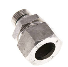 G 1/2'' Macho x 22L Anillo de corte recto de acero inoxidable con junta FKM 160 Bar DIN 2353