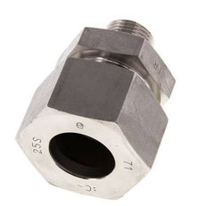 G 1/2'' Male x 25S Stainless steel Straight Cutting Ring with FKM Seal 400 Bar DIN 2353