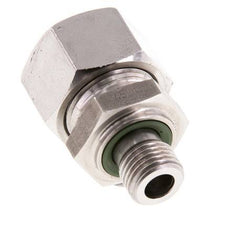 G 1/4'' Macho x 15L Anillo de corte recto de acero inoxidable con junta FKM 315 Bar DIN 2353