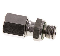 G 1/8'' Macho x 6L Anillo de corte recto de acero inoxidable con junta FKM 315 Bar DIN 2353