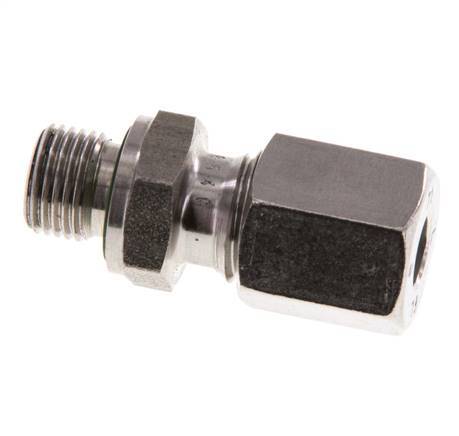 G 1/8'' Macho x 6L Anillo de corte recto de acero inoxidable con junta FKM 315 Bar DIN 2353