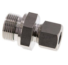G 3/4'' Macho x 12S Anillo de corte recto de acero inoxidable con junta FKM 630 Bar DIN 2353