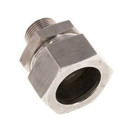 G 3/4'' Macho x 35L Anillo de corte recto de acero inoxidable con junta FKM 160 Bar DIN 2353