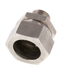 G 3/4'' Macho x 35L Anillo de corte recto de acero inoxidable con junta FKM 160 Bar DIN 2353