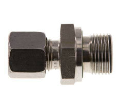 G 3/8'' Macho x 8L Anillo de corte recto de acero inoxidable con junta FKM 315 Bar DIN 2353