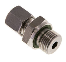 G 3/8'' Macho x 8L Anillo de corte recto de acero inoxidable con junta FKM 315 Bar DIN 2353