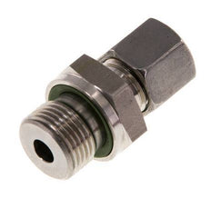 G 3/8'' Macho x 8L Anillo de corte recto de acero inoxidable con junta FKM 315 Bar DIN 2353