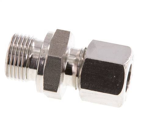 G 3/8'' Male x 10L Stainless steel Straight Cutting Ring with FKM Seal 315 Bar DIN 2353
