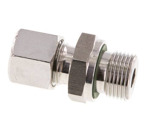 G 3/8'' Male x 10L Stainless steel Straight Cutting Ring with FKM Seal 315 Bar DIN 2353