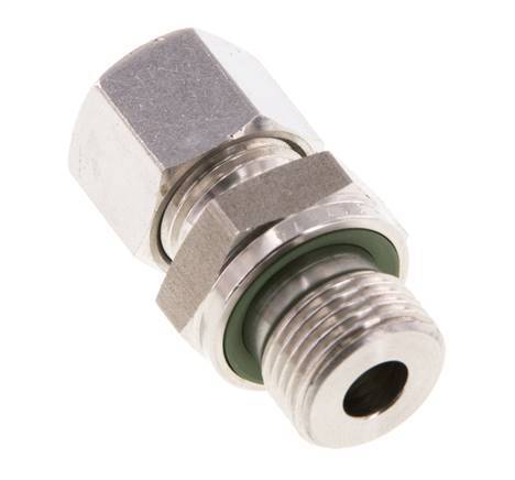 G 3/8'' Male x 10L Stainless steel Straight Cutting Ring with FKM Seal 315 Bar DIN 2353