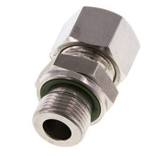 G 3/8'' Macho x 12L Anillo de corte recto de acero inoxidable con junta FKM 315 Bar DIN 2353