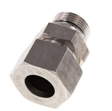 G 1'' Macho x 25S Anillo de corte recto de acero inoxidable con junta FKM 400 Bar DIN 2353