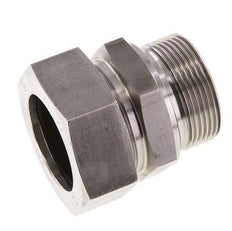G 1 1/2'' Macho x 42L Anillo de corte recto de acero inoxidable con junta FKM 160 Bar DIN 2353