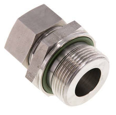G 1 1/4'' Male x 28L Stainless steel Straight Cutting Ring with FKM Seal 160 Bar DIN 2353