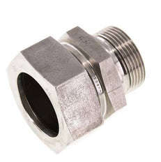 G 1 1/4'' Macho x 42L Anillo de corte recto de acero inoxidable con junta FKM 160 Bar DIN 2353