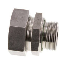 G 1 1/4'' Macho x 42L Anillo de corte recto de acero inoxidable con junta FKM 160 Bar DIN 2353