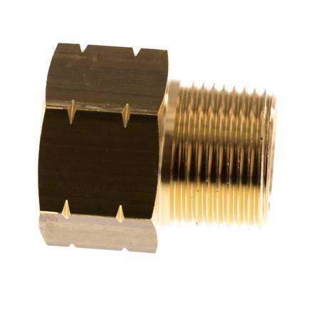 3/4'' NPT x G 3/4'' M/F Brass Reducing Ring 16 Bar - Hydraulic