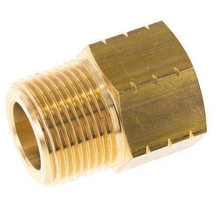 R 1'' x 1'' NPT M/F Brass Reducing Ring 16 Bar - Hydraulic