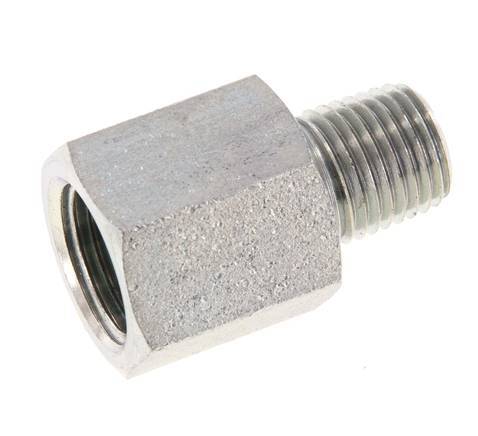 1/4'' NPT x 3/8'' NPT M/F Anillo reductor de acero galvanizado 210 Bar - Hidráulico