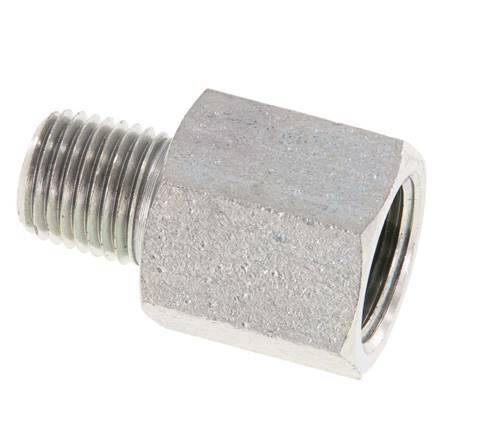 1/4'' NPT x 3/8'' NPT M/F Anillo reductor de acero galvanizado 210 Bar - Hidráulico