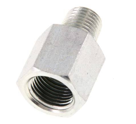 1/4'' NPT x 3/8'' NPT M/F Anillo reductor de acero galvanizado 210 Bar - Hidráulico