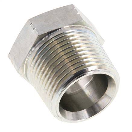1'' NPT x 3/4'' NPT M/F Anillo reductor de acero galvanizado 140 Bar - Hidráulico