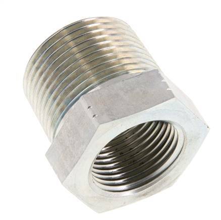 1'' NPT x 3/4'' NPT M/F Anillo reductor de acero galvanizado 140 Bar - Hidráulico