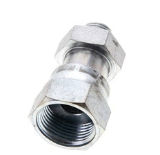 Adaptador reductor de acero galvanizado UNS 1''-14 x UNF 9/16''-18 M/F ORFS 400 Bar - Hidráulico